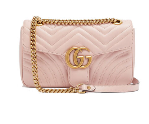 Gucci Pale Pink Tufted Handbag