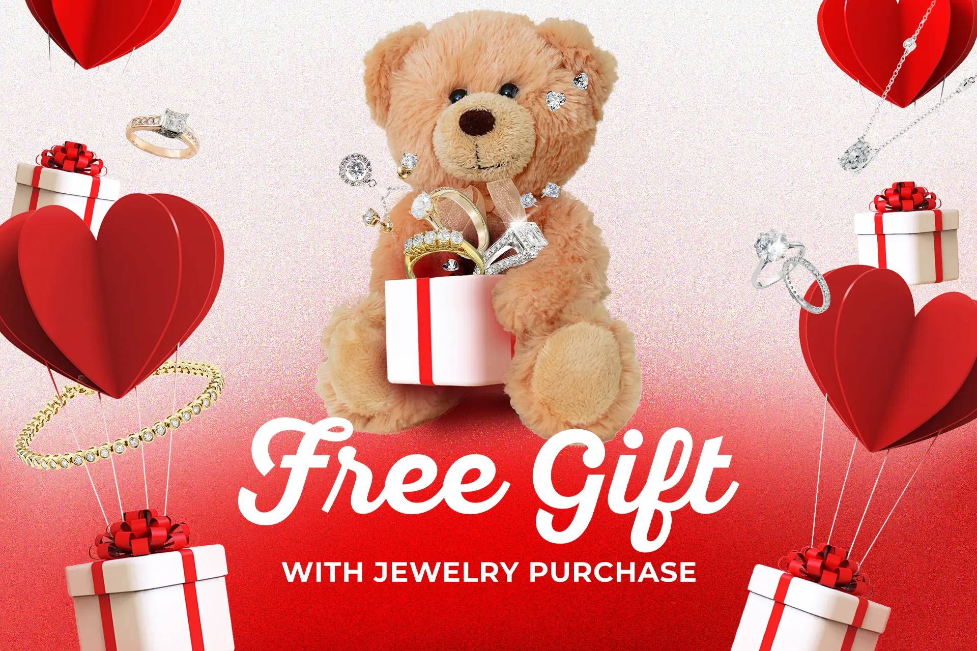 Free gift with purchase for Valentine's Day