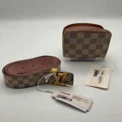 Louis Vuitton belt and wallet best collateral